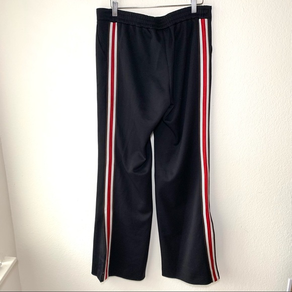 Akris Punto Marla Wide Leg Stripe Trouser Pants 10 - Picture 7 of 11